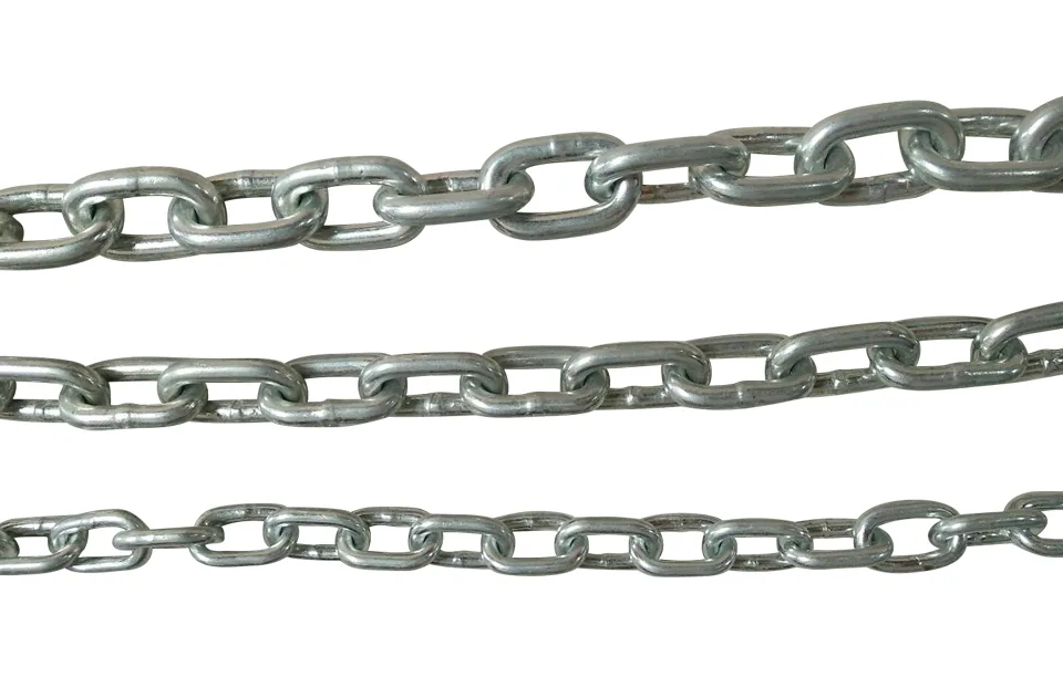 โซ่ เหล็กชุบ 13มม. F2106 long link OD-46x78mm, ID-20x52mm, SWL-1.2ton,