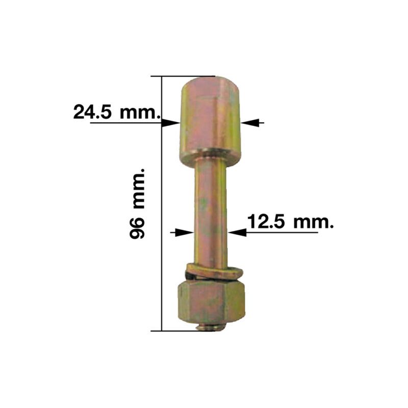 แกนชุดหัวเฟืองปั่นสนิม No.1-3 Center bolt & nut for HD tool (cutter)
