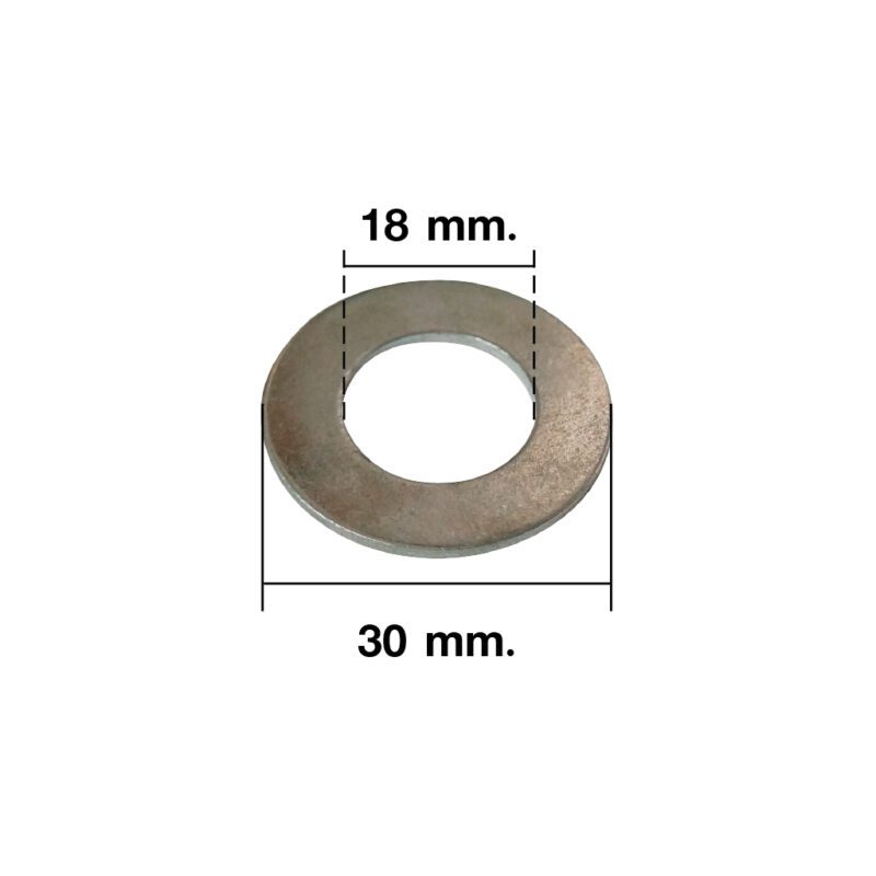 แหวนรองเฟืองปั่นสนิม No.4-6 Washer for Hammer Head (15ตัว/ชุด) (แบบใบโพธิ์)