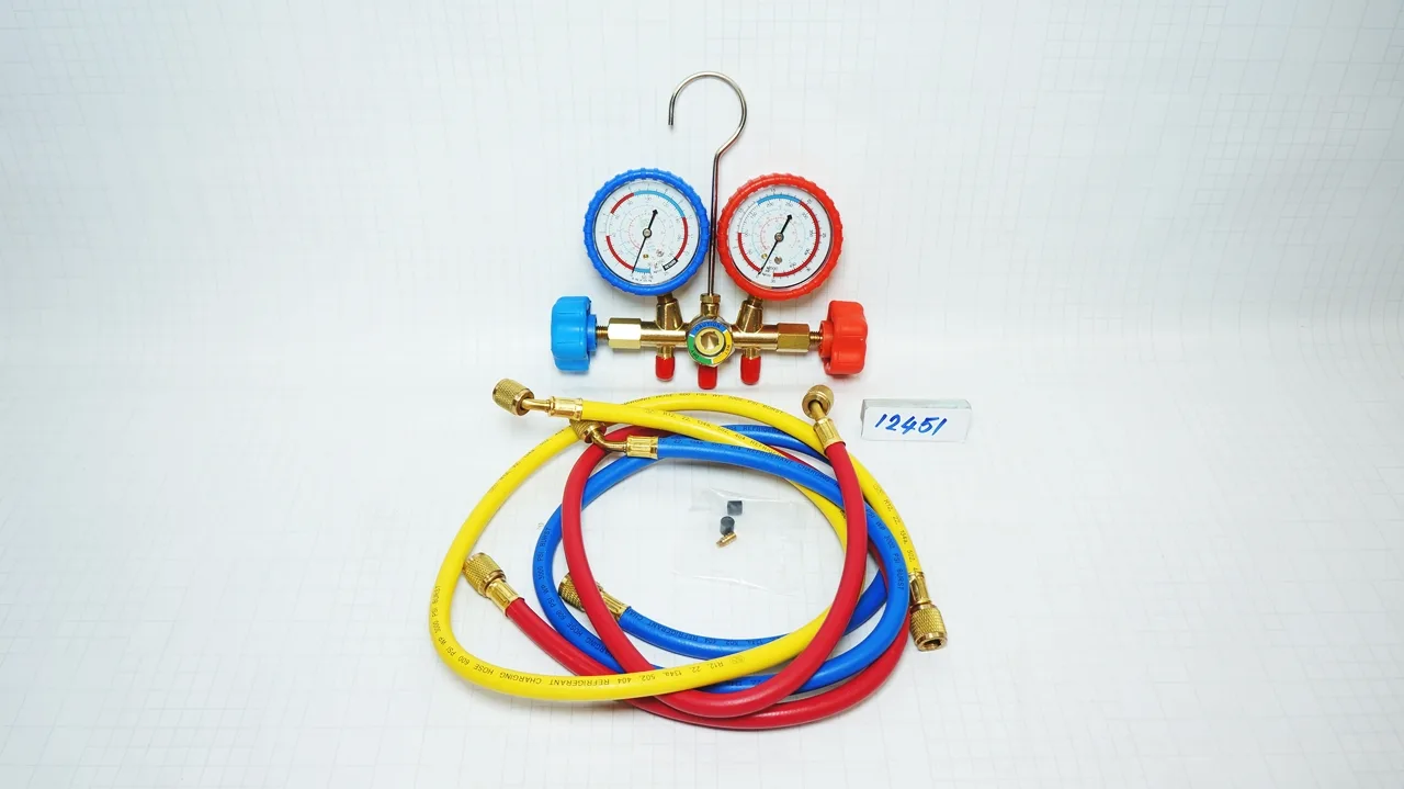 ชุดเติมน้ำยาแอร์ SP รุ่น 536, hose 36" x 3, R-12, R-22, R-134a, R-502, R-404