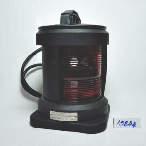 โคมไฟสัญญาณเดินเรือ ชั้นเดียว, รูน๊อต 155x155มม. กราบซ้าย Port light สีแดง # CXH2-11P (IP56 For Ship 50mtr or above)With 12951 หลอดไฟนาวิเกชั่น P28S 220V 65W