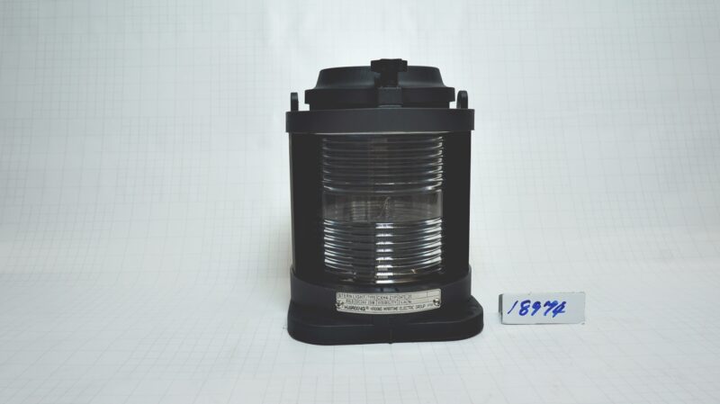 โคมไฟสัญญาณเดินเรือ ชั้นเดียว, รูน๊อต 120x120มม. ท้ายเรือ Stern light สีใส # CXH4-21P (IP56 For Ship 12-50mtr)With 21425 หลอดไฟนาวิเกชั่น BAY15d (เขี้ยวเยื้อง) 24V 25W