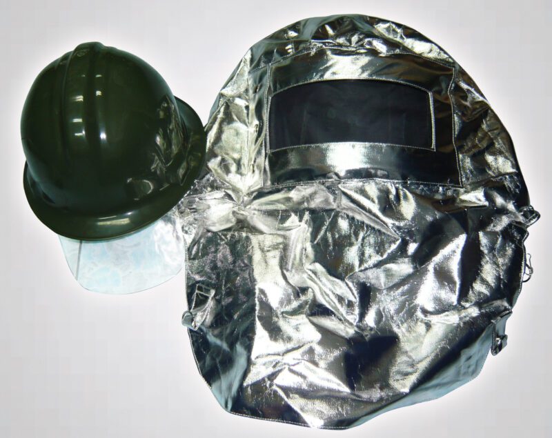 ชุดผจญเพลิง Aluminized Suit - แบ่งขาย (2) หมวก (ตามรูป)
