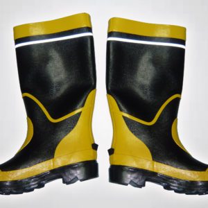 ชุดผจญเพลิง Aluminized Suit - แบ่งขาย (7) บู้ทยาง (ตามรูป)