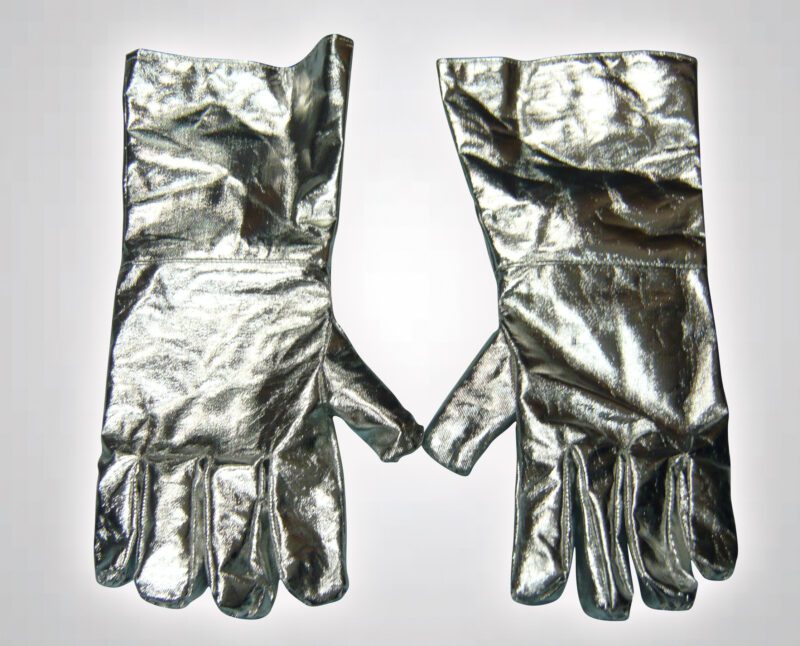 ชุดผจญเพลิง Aluminized Suit - แบ่งขาย (5) ถุงมือ (ตามรูป)