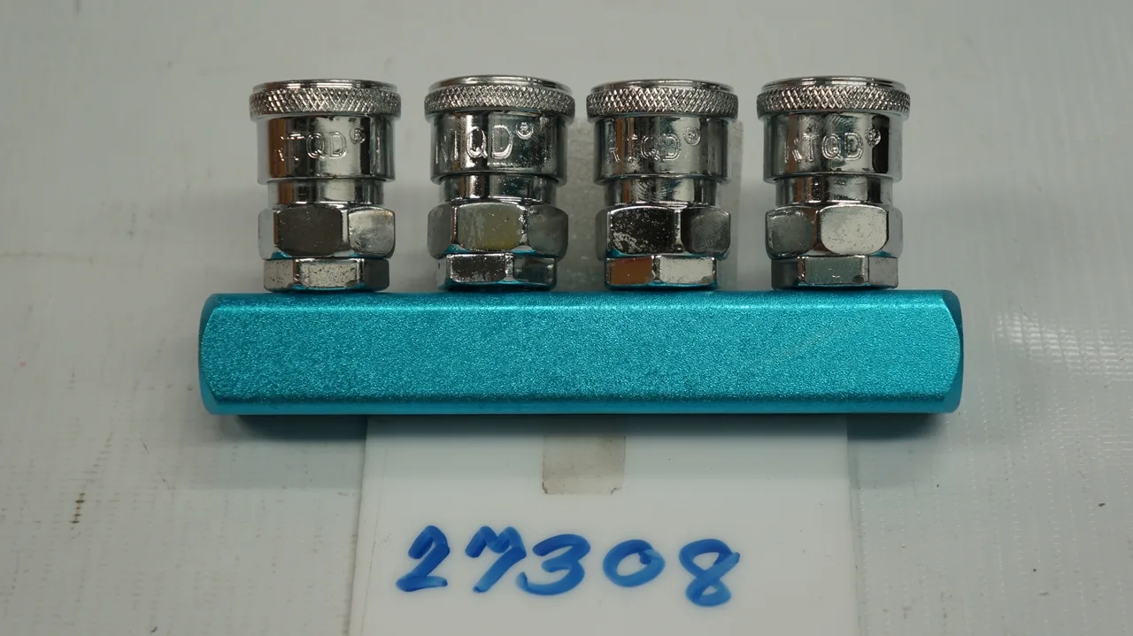 ข้อต่อสวมเร็ว # SML-4 กระจายลม Line coupler ตัวเมีย x 4ตัว