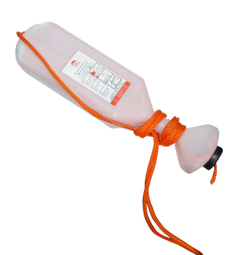 เชือกช่วยชีวิต ผูกห่วงชูชีพ บรรจุในกระบอกพลาสติก Rescue line 30m for lifebuoy (Encapsulated Safety line) |B/L: 250kg|