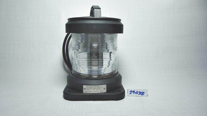 โคมไฟสัญญาณเดินเรือ ชั้นเดียว, รูน๊อต 155x155มม. รุ่นใหม่ ไฟ LED กระพริบ 150ครั้งต่อนาที 360องศา 100-240V 50/60Hz