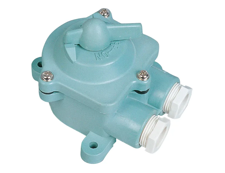 ปลั๊ก K-2MR, 2Pole, Rotary Switch 250V 10A