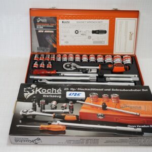 บล็อกชุด 1/2 ขนาด 8-32mm 25ตัว/ชุด ยี่ห้อ KOCHE (6เหลี่ยม)