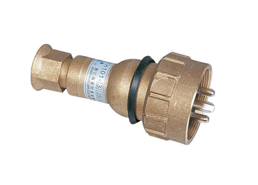 ปลั๊ก HNA ทองเหลือง 3Pin (Plug)