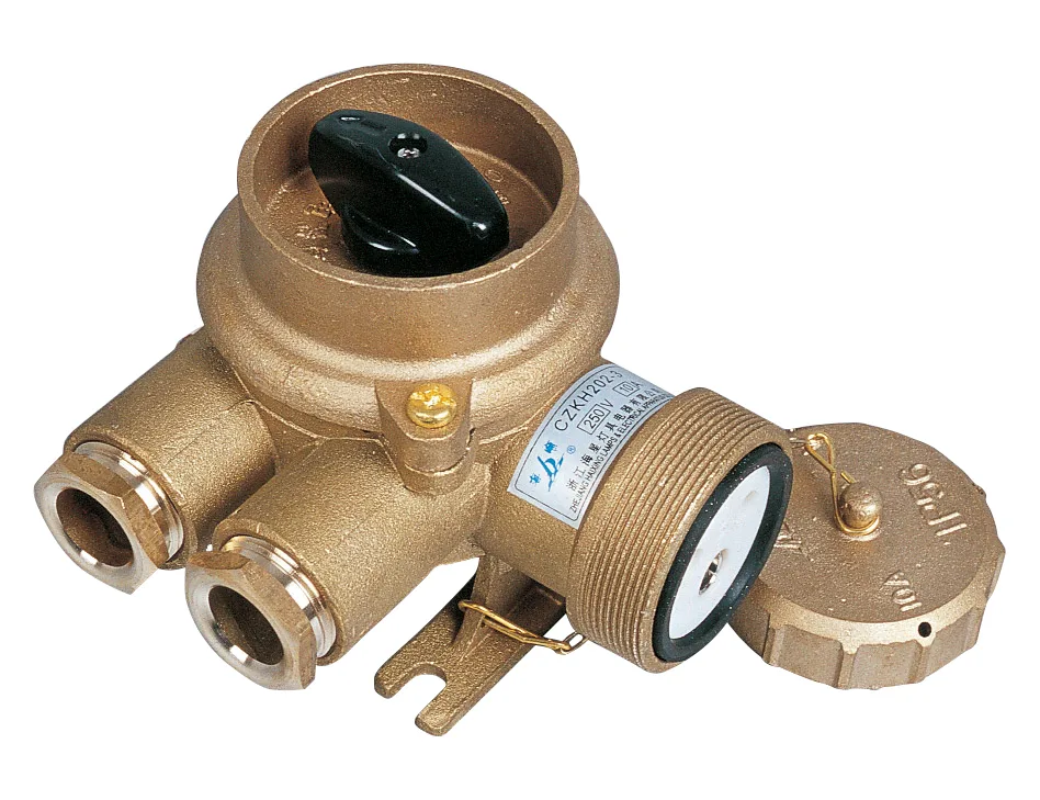 ปลั๊ก HNA ทองเหลือง 3Pin (Receptacle Switch) Cable: =[]