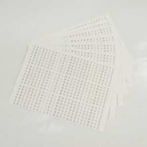 มาร์คสายไฟ A-Z