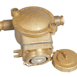 ปลั๊ก กันระเบิด Receptacle 2 Gland, 250V, 16A, Brass, Exde II C T6 IP56 Model 5516/D