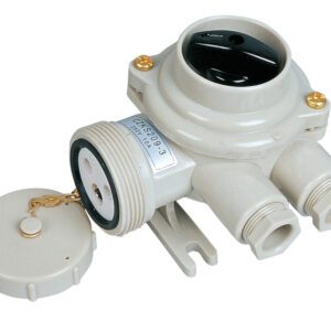 ปลั๊ก HNA 3Pin (Receptacle + Switch) Cable gland: []=