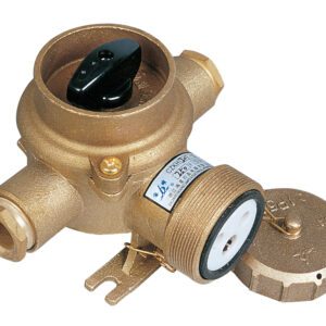 ปลั๊ก HNA ทองเหลือง 3Pin (Receptacle + Switch) Cable: -[]-