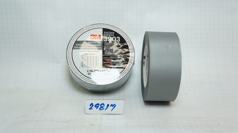 เทปพลาสติกไวนิล 3M# 3903 2 นิ้ว x 50 หลา สีเทา (ดักเทป)