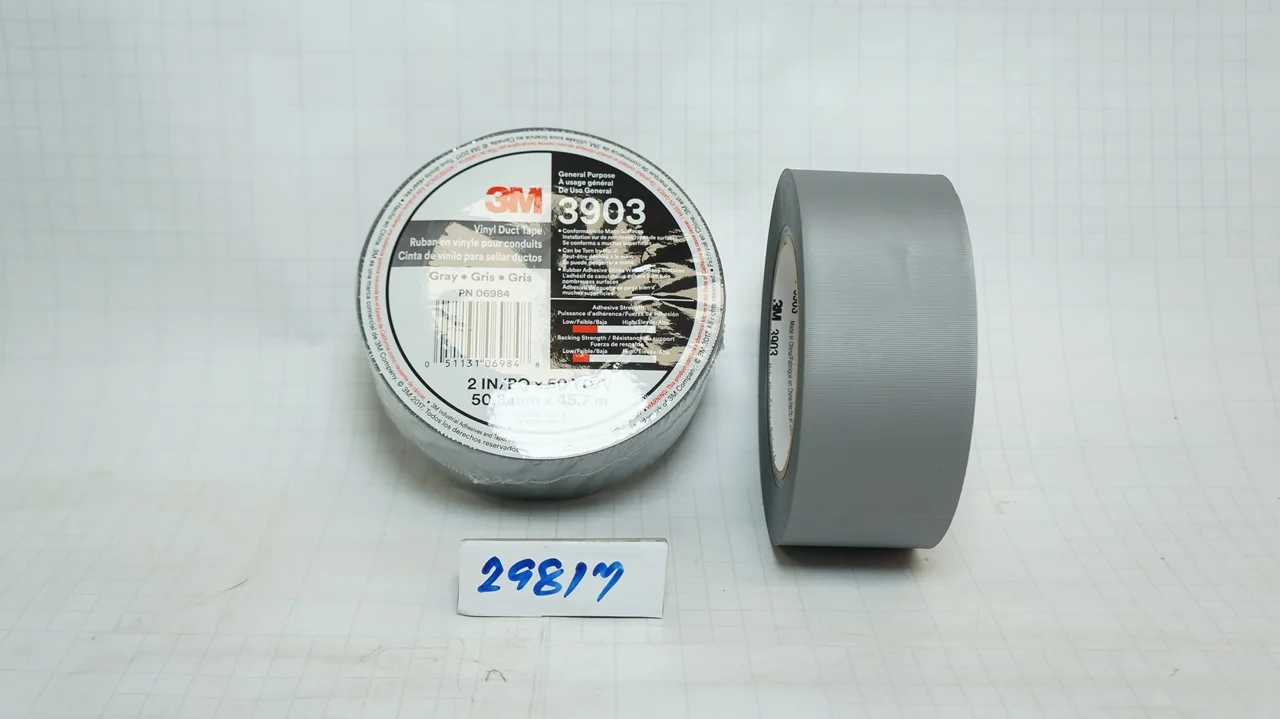 เทปพลาสติกไวนิล 3M# 3903 2 นิ้ว x 50 หลา สีเทา (ดักเทป)