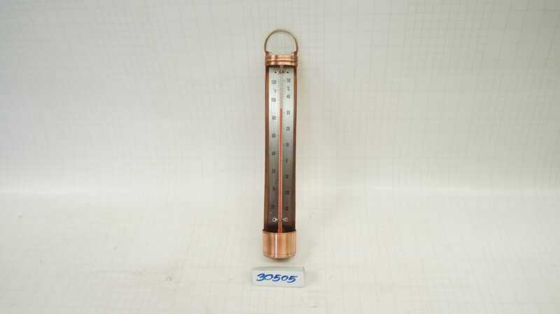 เทอร์โมมิเตอร์ วัดน้ำทะเล ในกระบอกทองแดง (Thermometer Seawater Copper case)