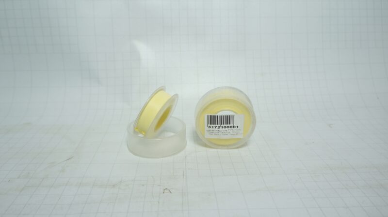 เทปพันเกลียว สีเหลือง (งานแก๊ส) PTFE Yellow Thread Seal Tape|Size: 12mm x 15M, Thick 0.10mm, Temp 370C