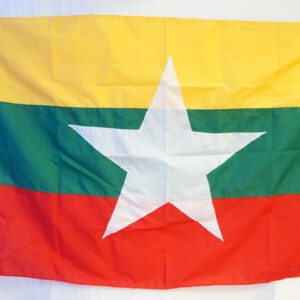 ธงประเทศ พม่า ขนาด 3 x 4