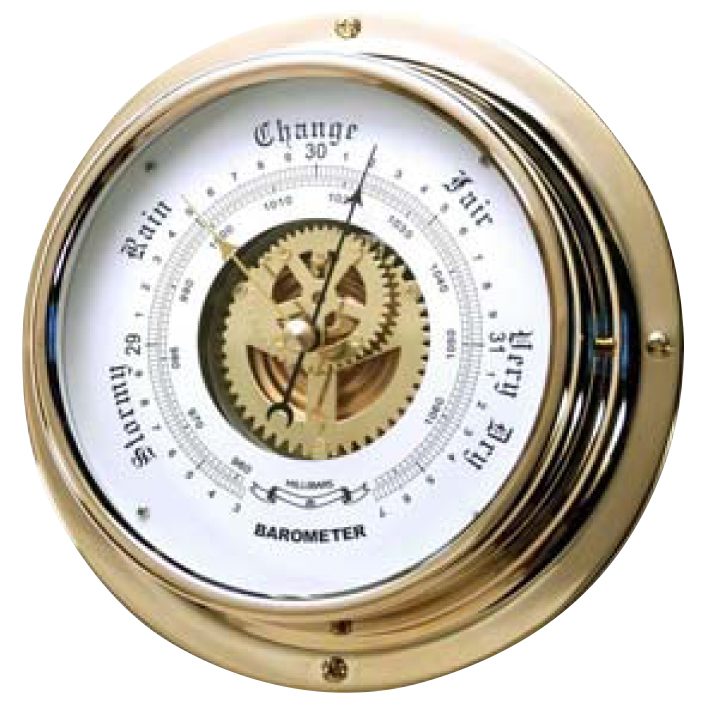 บาโรมิเตอร์ Barometer 960-1060hPa, Fig.198-BO, Dial-124mm Base-180mm