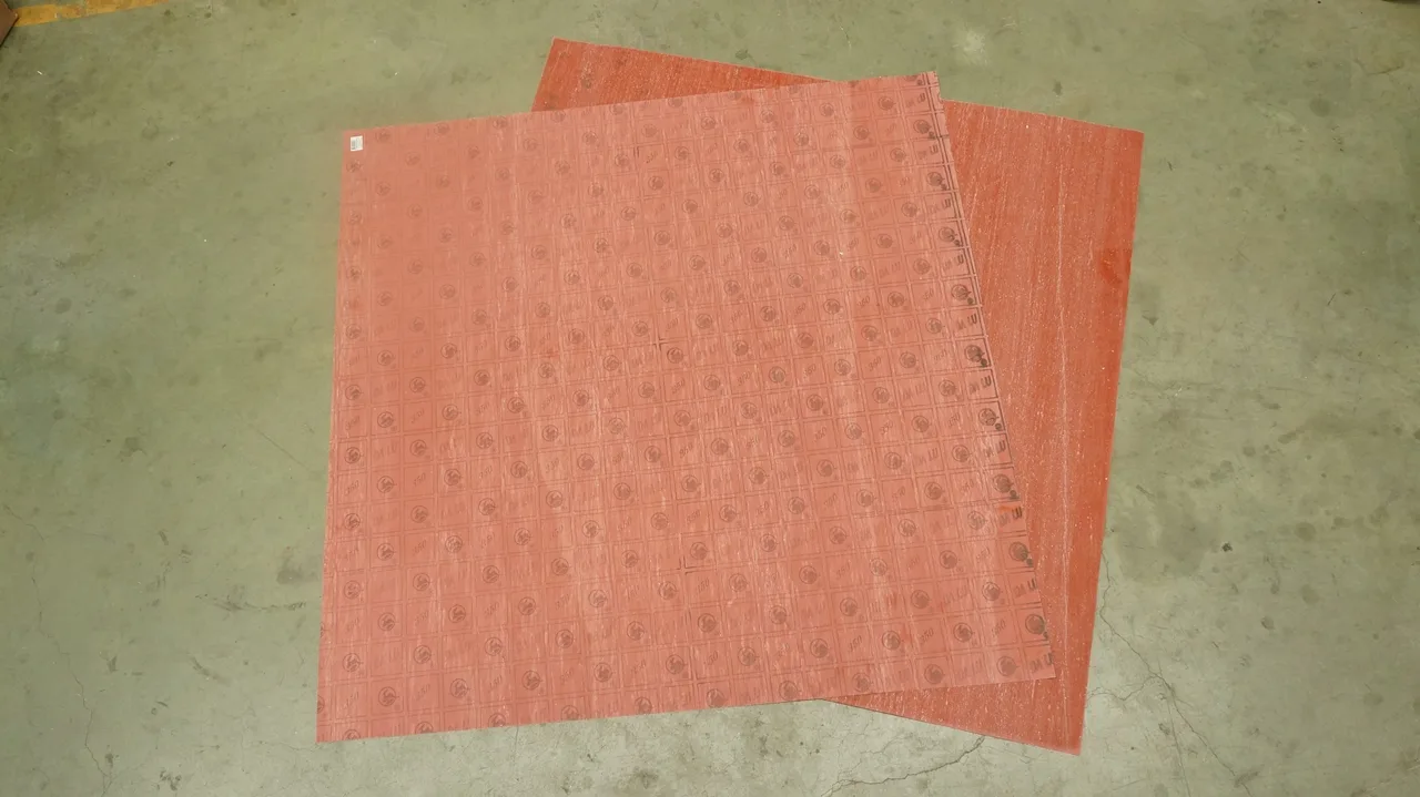 ประเก็น แอสเบสทอส ตรากวาง สีแดง XB#350 0.5MM*1270*1270MM