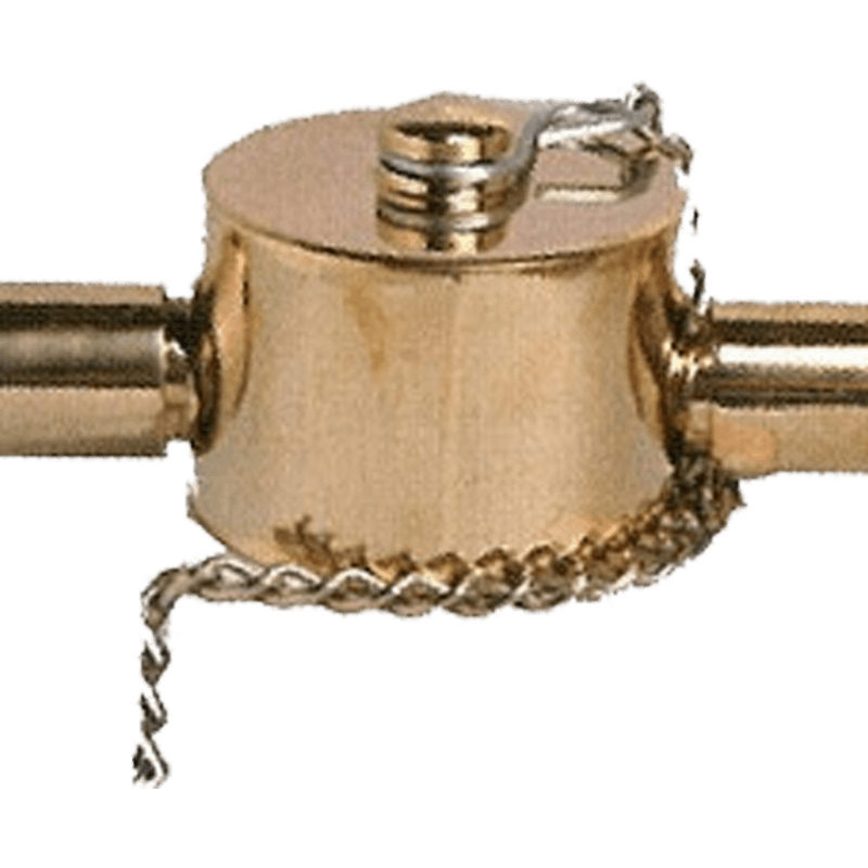 ฝาปิด ข้อต่อดับเพลิง ทองเหลือง 2หู Dust Cap John Morris 50A