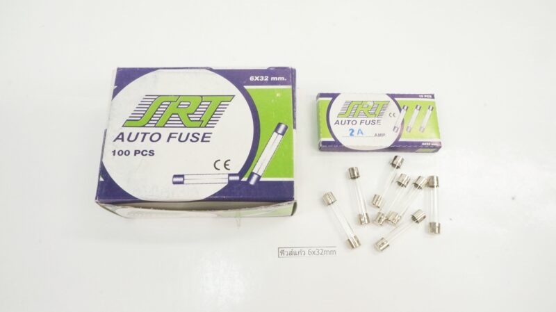 ฟิวส์แก้ว 6x32mm 8A ขายยก 10ตัว/กล่อง