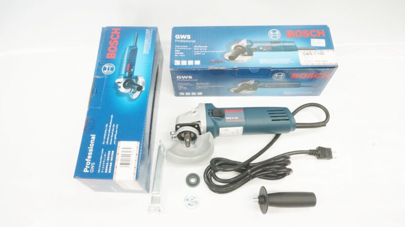 มอเตอร์หินเจีย 110v 4" ยี่ห้อ Bosch รุ่น GWS 6-100, 670W น็อต M10x1.5