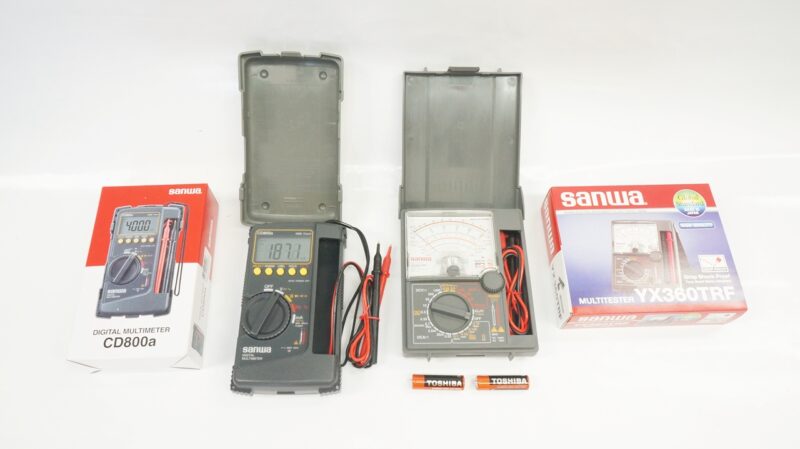 มัลติมิเตอร์ ยี่ห้อ SANWA รุ่น CD800A แบบดิจิตอล