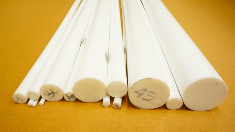 เทปล่อนแท่งกลม PTFE ROD 13 มม x 1เมตร