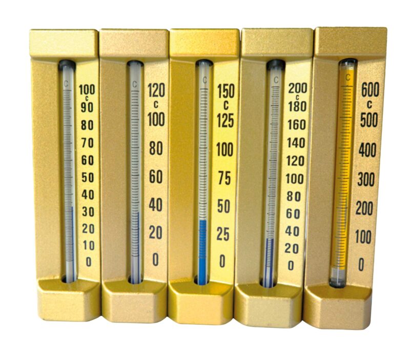 เทอร์โม ฉากทรงV 150c ก.โต 20.9มม (1/2" 14G) หาง135มม Body 6" Alu Gold [L153]