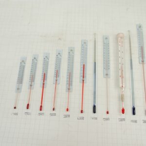 เทอร์โมมิเตอร์ เฉพาะไส้ ตรง 100c ยาว 203มม. ไม่มีแผง [ใช้กับครบชุดรุ่น V17] 291B immersion 50mm