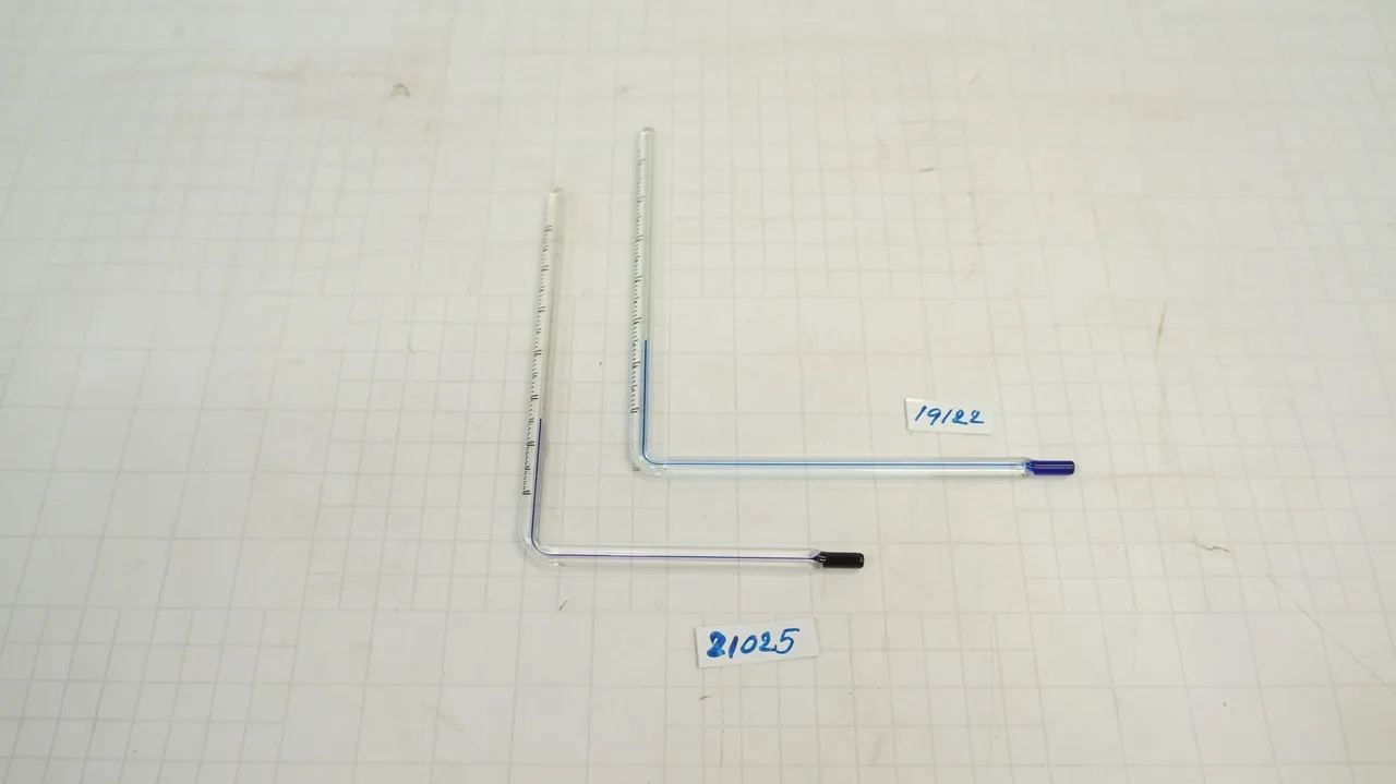 เทอร์โมมิเตอร์ เฉพาะไส้ แบบฉาก 120C [L121] Scale:128mm + Tail: 97mm