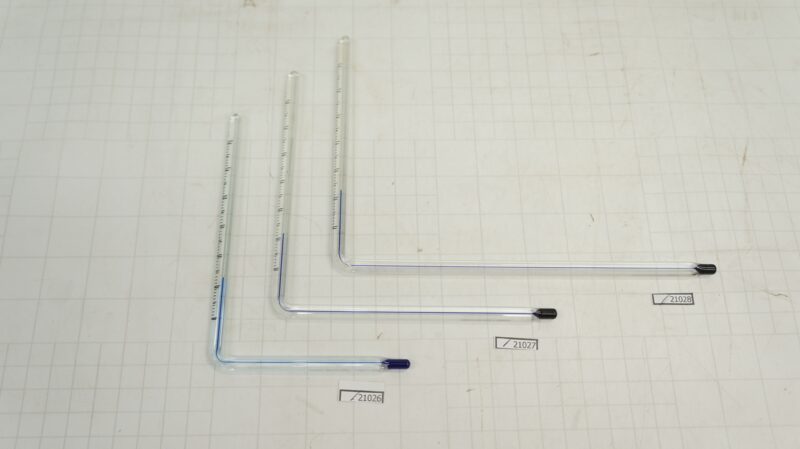 เทอร์โมมิเตอร์ เฉพาะไส้ แบบฉาก 150C [L151] Scale:128mm + Tail: 85mm