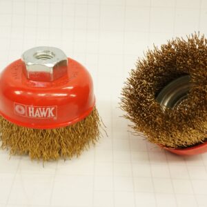 แปรงลวดถ้วย Hawk 2.5" น็อต M10 x 1.25