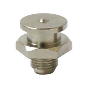 หัวอัดจารบี แบบกระดุม (Button Head 15มม) Hex:17mm เกลียว 1/8" (มีสีเงิน)