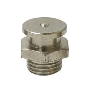 หัวอัดจารบี แบบกระดุม (Button Head 15มม) Hex:17mm เกลียว 1/4" (มีสีเงิน กับ ทอง)