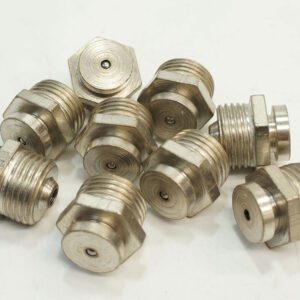 หัวอัดจารบี แบบกระดุม (Button Head 21.5มม) Hex:22mm เกลียว 1/2" (มีสีเงิน)