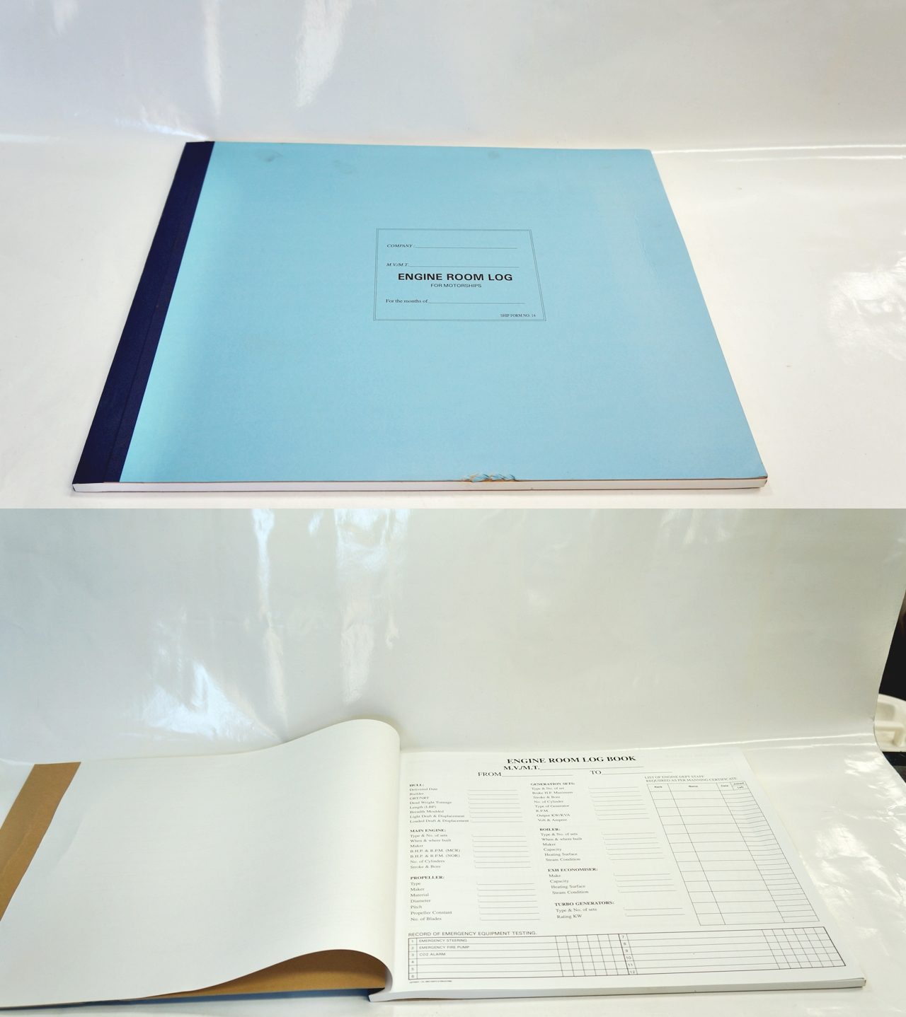 สมุด CHIEF ENGINEERS LOG BOOK Ship Store Online.