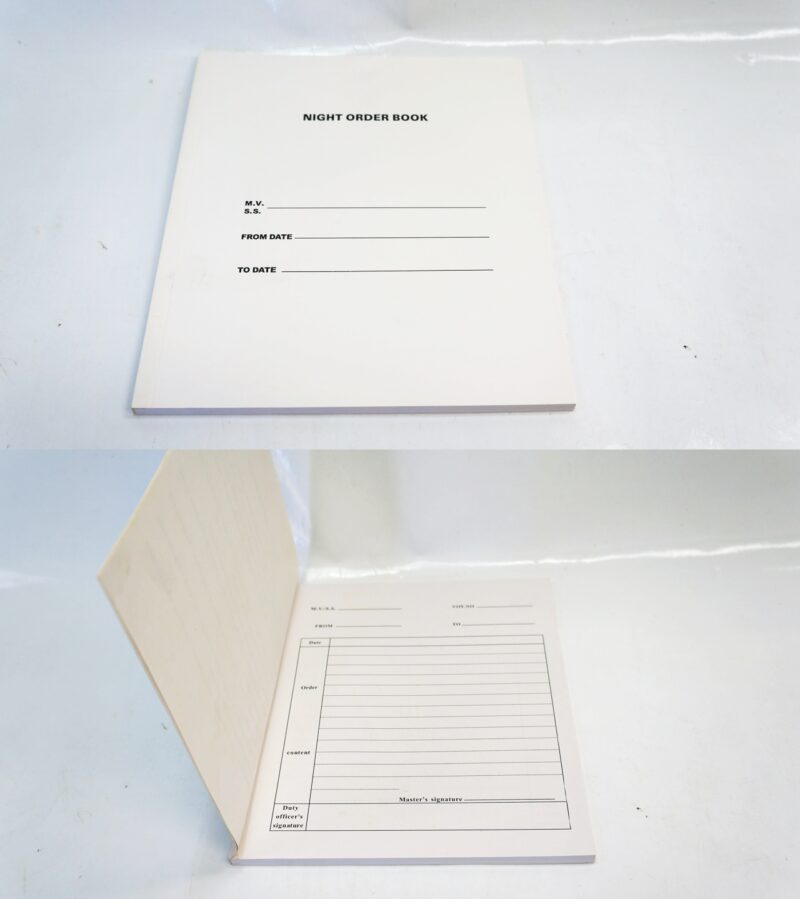 สมุด NIGHT ORDER BOOK