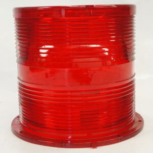 อะไหล่ โคมไฟสัญญาณเดินเรือ รุ่น 155 ; ครอบแก้วสีแดง