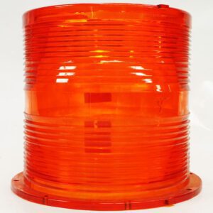 อะไหล่ โคมไฟสัญญาณเดินเรือ รุ่น 155 ; ครอบแก้วสีเหลือง