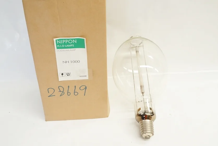 หลอดไฟ High Pressure Sodium NIPPON (NH ทรงพินโบลิ่งใส) E-39 1000W