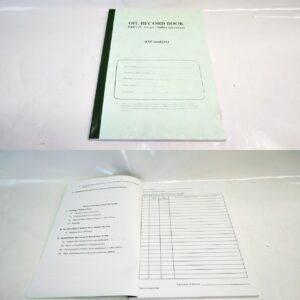 สมุด OIL RECORD BOOK FOR TANKER (IMPA Version)