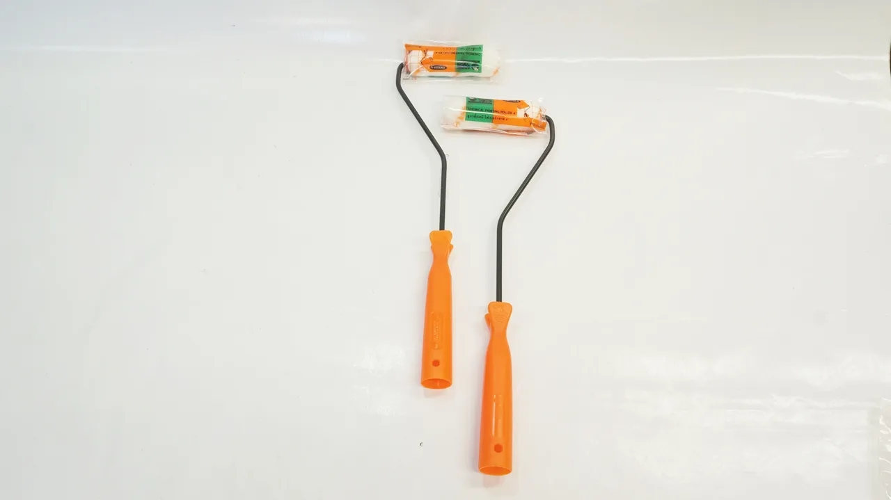 ลูกกลิ้ง SOMIC # SM-2225-CM ขนาด 4นิ้ว พร้อมด้าม (ลูกกลิ้งเคมีไฟเบอร์กลาส) ราคาครบชุดพร้อมด้าม