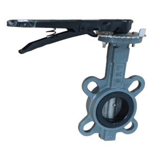 วาล์วผีเสื้อ Wafer, 5k- 65 (2.5"), EPDM, คันโยก ลิ้นสแตนเลส หนา 46mm (PN16 / ANSI-150 / 5K / 10K)