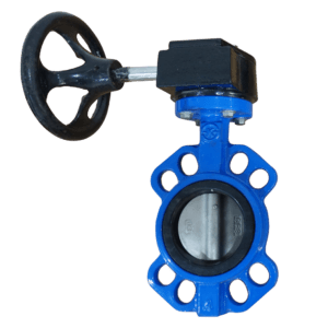 วาล์วผีเสื้อ Wafer, 5k-100 (4"), EPDM, พวงมาลัย ลิ้นสแตนเลส หนา 52mm (PN16 / ANSI-150 / 5K / 10K)