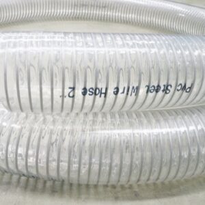 สายยางใส ไส้ลวด 2" (50X58MM) 50ม/ม้วน W.P. 5.0 bar / B.P. 14 bar